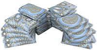 Facial Tissues 3-ply Perfect Car Tissue Holder for Travel & Home Improved Soft Quality Designed for Fun by Crabtree Collection (20-Pack Paisley Wallet Packs)