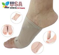 Flat Foot Arch Supports, STCORPS7 Compression Arch Support Sleeves Sock with Comfort Soft Gel Pad Cushions Plantar Fasciitis Sleeves Shoe Insert Insole for Foot Pain Relief Men & Women