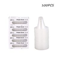 Sunvito 100Pcs Ear Thermometer Probe Covers, Lens Filters Disposable Covers for All Braun Thermometer Models and Other Types of Digital Thermometers