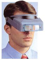 DA-4 Part# DA-4 - Headband Optivisor Magnifier Leather Adj W/DA-4 Lens Plate ... by Optivisor