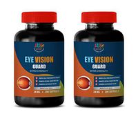 Eye Supplements for Adults Natural - Eye Vision Guard - Extra Strength - Protect Eye Cells - Lutein Bilberry zeaxanthin - 2 Bottles 400 Softgels