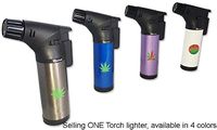 GStar® TorchZilla Series Windproof Jet Flame Butane Refillable Torch Lighter (Random Color Leaf)