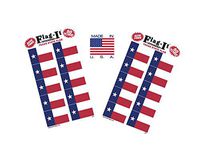Made in The USA! 2 Packs of Flag-It Texas Flag Stickers, 100 Texan Sticker Decals