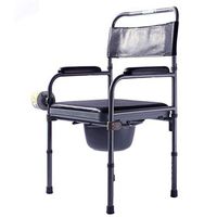 ZBYXZIGJ Home Chair Commode Chair Steel Hygienic Disability Elderly Potty Toilet Seat