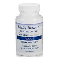 Kathy Ireland Brain Support and Focus Supplement with Pycnocgenol Pine Bark - Dr Formulated for Kids and Adults