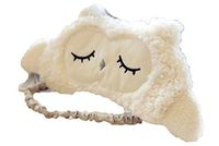 helen ou @ tx Soft Plush Creative Cartoon Sleep Eye Mask Sleeping Eyes Cover Eyeshade (Owl)