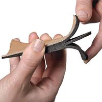 Rolyan Adjustable Heel Lift, Heel Support Pad Shoe Insert, Size Medium