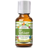 Pure Gold Haitian Vetiver Essential Oil, 100% Natural & Undiluted, 30ml