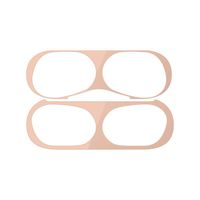 yrfklx Upgraded AirPods 3 Dust Guard, Dust-Proof Metal Cover Sticker Ultra Thin Anti-Scratches Protects AirPods Pro from Iron & Metal Shavings Dust Proof Film for Apple Airpods Pro 3, Rose Gold