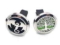 Dragon & Tree Of Life Auto Air Freshener Clip. Essential Oil Diffusers by CAMES