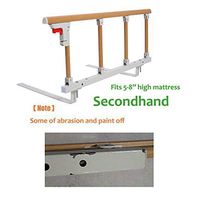 Secondhand - 14 INCH Height Bed Rail Safety Guard for Elderly & Seniors, Adults, Kids, Toddler Adjustable Bed Assist Handle Hospital Railing Bumper Bar