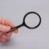 Handheld Acrylic Lens Magnifier 2.5X with 5X Bifocal Insert 2 inch