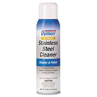 Dymon 20920 Stainless Steel Cleaner, 16oz, Aerosol, 12/Carton