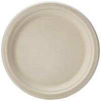 AmazonBasics Compostable Plate, Kraft, 9-Inches, Pack of 125