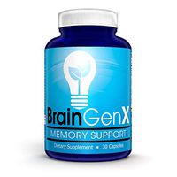 BrainGenX ~ Modern Nootropic and Neuroprotective Formula with Pure Bacopa Monnieri Extract ~ Supports Brain Function, Mental Focus, Cognitive Performance and Mitochondrial Protection ~ 1 Month Supply