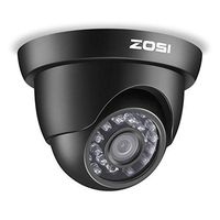ZOSI 720P HD 1280TVL Hybrid 4-in-1 TVI/CVI/AHD/960H CVBS Security Surveillance CCTV Camera Weatherproof Cameras 65ft IR Distance, for HD-TVI, AHD, CVI, and CVBS/960H Analog DVR (Renewed)