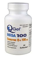 Q-Gel Mega 100 (100mg Hydrosoluble CoQ10) 60 Softgels