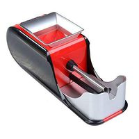 YJJ Cigarette Rolling Machine Cigarette Injector Automatic Tobacco Roller for Regular(84mm) Kings Size Filtered Cigarettes, Density-Adjustable(Red)