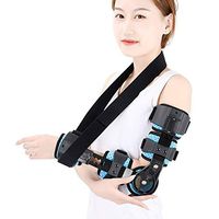 NADAEN Hinged Elbow Orthosis Brace Support Post Op Injury Recovery Orthosis Adjustable Range of Motion - for Arthritis Tendonitis and Tennis Elbow,Left