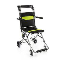 yuwell Portable Folding Travelling Wheelchair,Ultra Lightweight Transport Wheelchair for The Elderly and Children