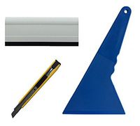Useful 3 in 1 Window Film Tools Squeegee Scraper Set Kit Car Home Tint High Quality & Durable