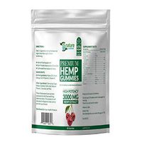 Hemp Cherries 3000mg - 50 per Gummy - with Organic Hemp Oil | Natural Hemp Candy Supplements for Pain, Anxiety, Stress & Inflammation Relief | Promotes Sleep & Calm Mood (Cherries)