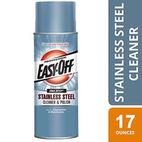 Easy-Off Professional Stainless Steel Cleaner & Polish, 17 oz Can, For Grills Ovens & Appliances