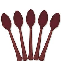 Extra Heavy Weight Plastic Spoons | 20ct (Berry)