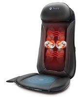 Tekjoy Vibration Massage Chair Pad with Heat Function Rolling and Kneading Shiatsu Shoulder and Back Massaging Cushion Massager Cover for Chairs at Home, Office & Car