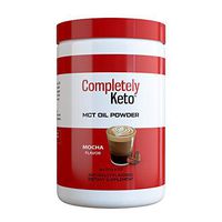 Completely Keto – Mocha MCT Oil Powder – Fractionated Coconut Oil MCT Powder – Perfect Keto Drink Supplement – MCT Keto Creamer for Coffee or Tea, Mocha Flavor