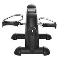 Pedal Exerciser - Stationary Exercise Leg Peddler - Low Impact, Portable Mini Cycle Bike for Under Your Office Desk - Slim Design for Arm or Foot - Small, Sitdown Recumbent Equipment Machine