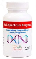 Full Spectrum Enzymes Cutting Edge Cultures Vegan 60 Capsules Proprietary Blend Digestion Protease Peptidase Bromelain & More (60 Capsules)