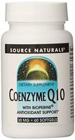 Source Naturals Coenzyme Q10 with BioPerine 30mg, 60 Softgels