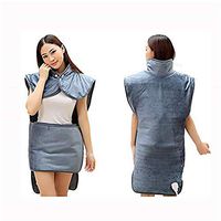 Heating Pads Cushion Heating Wrap, Neck Shoulders Whole Back Pain Relief Soothing Muscle Pain 6 Electric Temperature Options,Gray