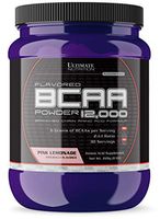 Ultimate Nutrition Flavored BCAA Powder - Caffeine Free with 3g Leucine 1.5g Valine 1.5g Isoleucine - Post Workout Amino Acid Supplement, Pink Lemonade, 30 Servings