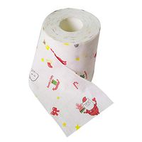 KOUYE Merry Christmas Toilet Paper Santa Claus Toilet Paper Christmas Prints Funny Christmas Decoration Party Novelty Gift Idea