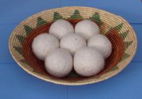 Natural Wool Dryer Balls Laundry Set of 3 Large Uncented Free Gift