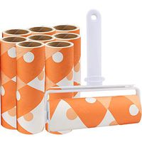 Clothing Sticky hair roller Sticky Roller, Oblique Tear Sticky Paper Clothes Hair Remover Desktop Dust Debris Cleaning (60 Sheets Per Roll) A2 Sticky paper (color : White)