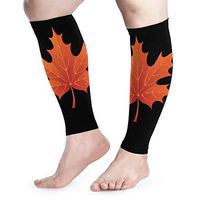 XTYND556 Red Maple Leaf Sports Compression Calf Sleeve Men and Women Relieve Pain Calf Sleeve Movement Recovery Sleeve Pair
