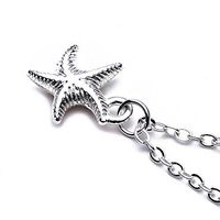Meolin Starfish Necklace with Adjustable Chain for Women and Girls,Starfish,46cm