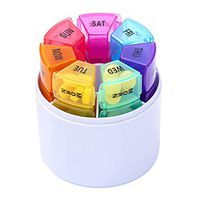 7 Days 28 Grids Colorful Kit Modern Portable P'ill Storage Box Tablet Organizer Medicine P'ill Box Medicine Box