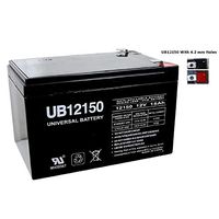 UB12150T2 12V 15AH Cam Am IGOR0019CAM Wheelchair Battery Replacement
