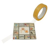 J.V. Converting CELLO-1/CLR172 JVCC Cello-1 Cellophane Sealing Tape: 1" x 72 yd, Clear