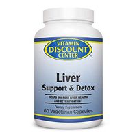 Vitamin Discount Center Liver Support and Detox, 60 Vegetarian Capsules