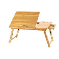 US Fast Shipment Quaanti Bed Tray Table with Folding Legs, Foldable Breakfast Table Serving Tray,TV Table Snack Tray,Laptop Computer Tray, Portable Lap Desk Tea Table on Bed Couch Sofa Floor (D)