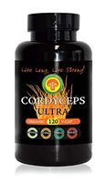 Organic CORDYCEPS Militaris Extract 120 Capsules, 2 Month Supply, Premium High Potency 100% USDA Certified Organic Fruiting Body