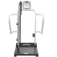Health o meter Professional 1100KLHR Digital Stand On Scale w/Height Rod