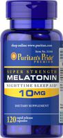 Puritan's Pride 2 Pack of Melatonin 10 Mg Puritan's Pride Melatonin 10 Mg-120 Capsules