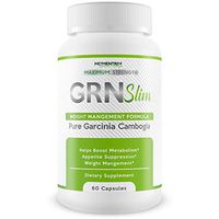 GRN Slim - Maximum Strength Chromium Garcinia Cambogia Formula - Pure Garcinia Cambogia Weight Management - Help Block Fat Production and Storage - Reduce Appetite - Boost Metabolism - Improve Mood