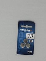 Renata Silver Oxide Watch Battery 357 - SR44W(3 Batteries)
